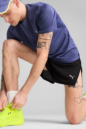 Knit 3" Split Running Shorts Men, PUMA Black, extralarge-GBR